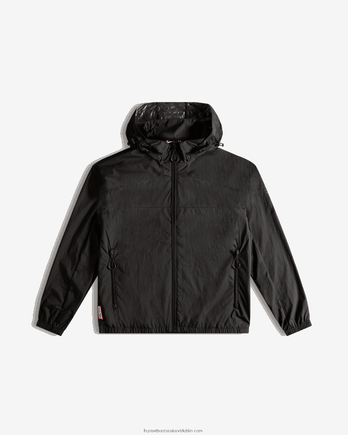 Men Hunter Travel Recycled Nylon Shell Jacket Black 68TN2X605