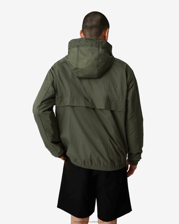Men Hunter Travel Recycled Nylon Shell Jacket Lichen Green 68TN2X606