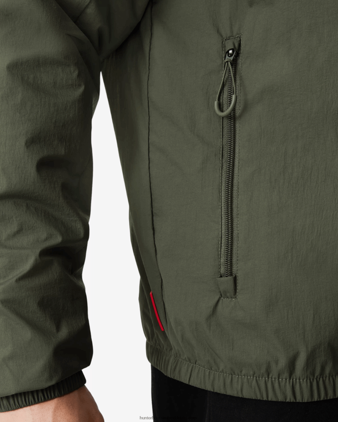 Men Hunter Travel Recycled Nylon Shell Jacket Lichen Green 68TN2X606