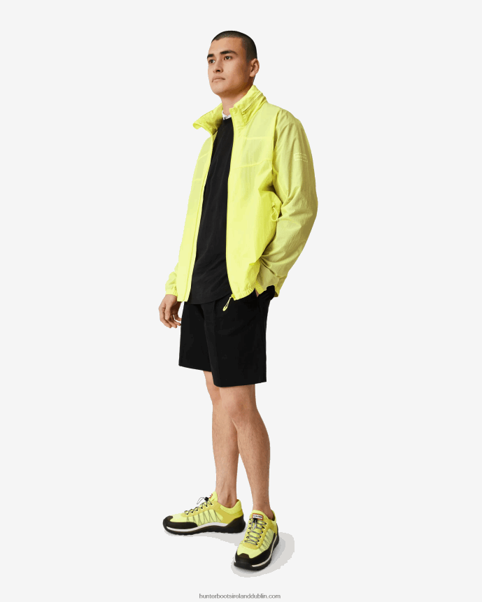 Men Hunter Travel Recycled Nylon Shell Jacket Zesty Yellow 68TN2X607