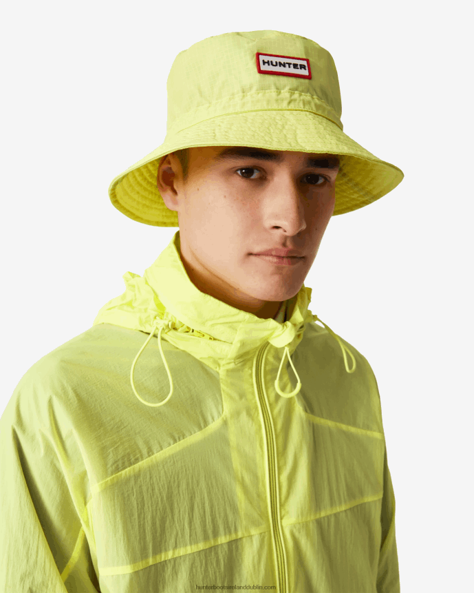 Men Hunter Travel Recycled Nylon Shell Jacket Zesty Yellow 68TN2X607