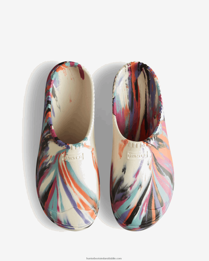 Men Hunter In/Out BLOOM Clogs White Marble/White Willow 68TN2X136