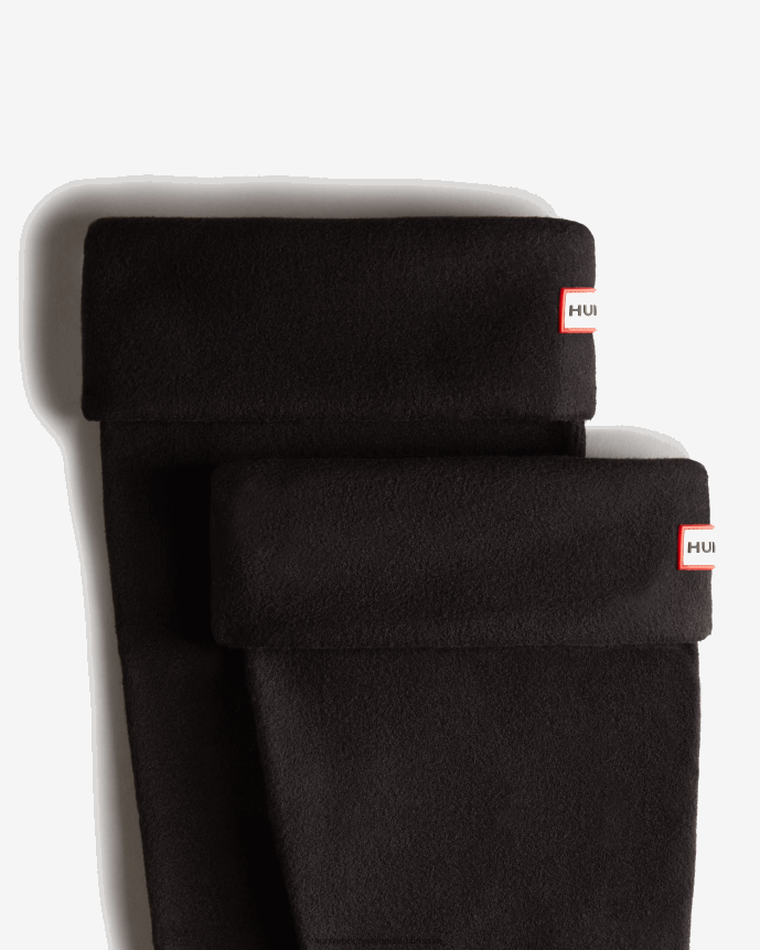 Women Hunter Recycled Fleece Cuff Wide Tall Boot Socks Black 68TN2X487