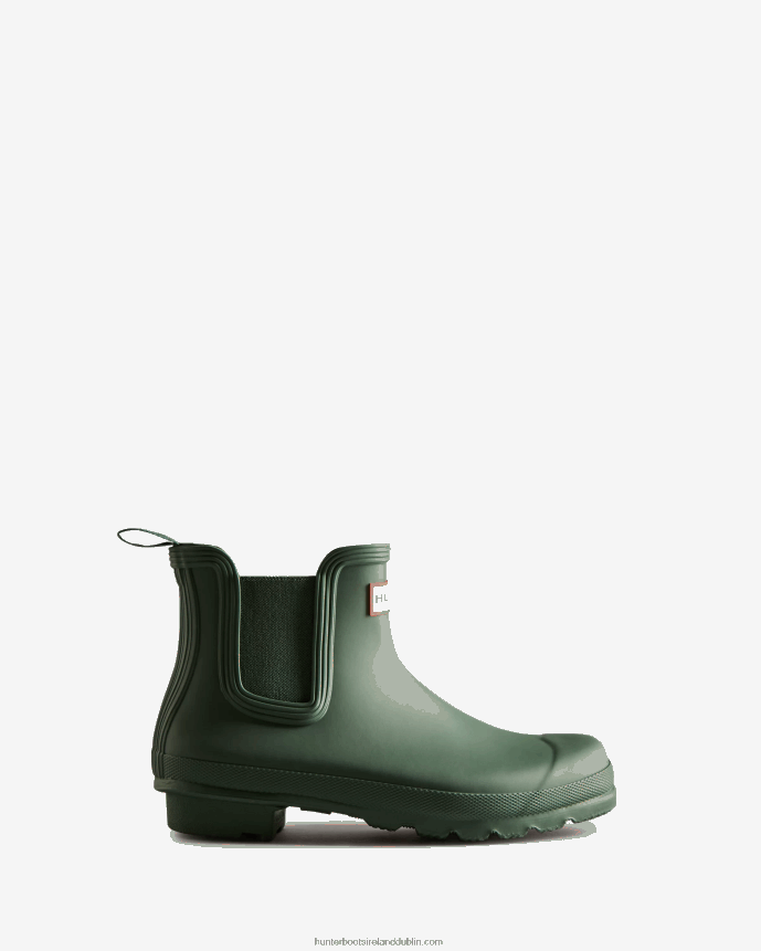 Women Hunter Original Chelsea Boots Green 68TN2X86