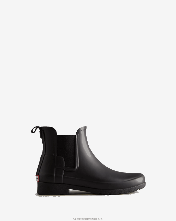 Women Hunter Refined Slim Fit Chelsea Boots Black 68TN2X47