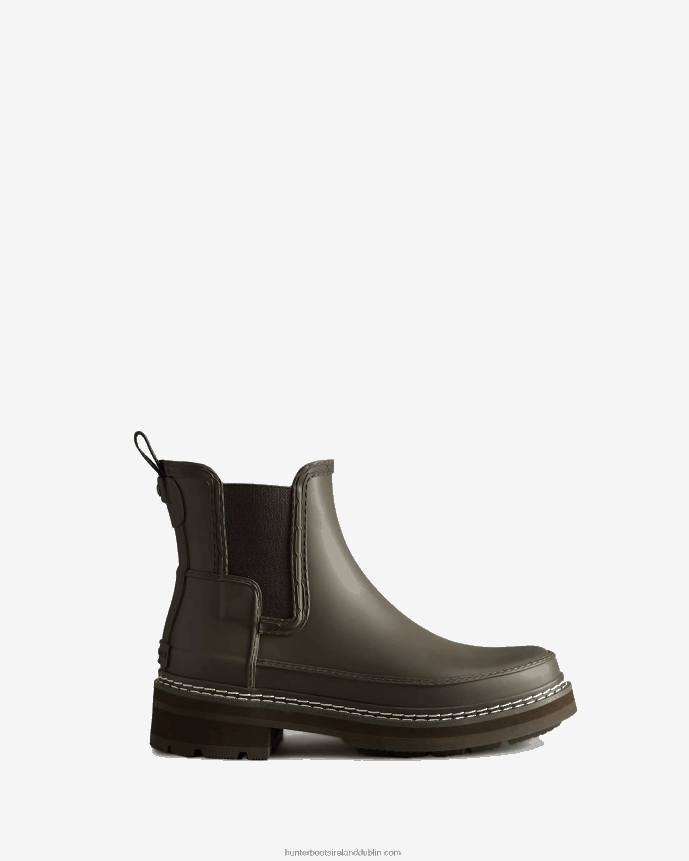 Women Hunter Refined Stitch Detail Chelsea Boots Bitter Chocolate 68TN2X313
