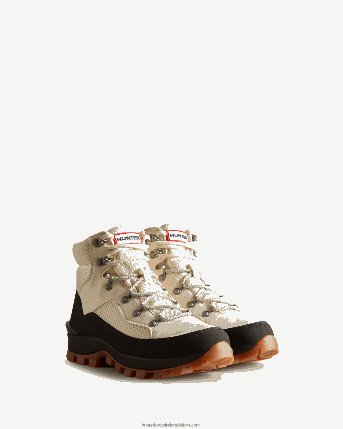 Women Hunter Explorer Insulated Lace-Up Commando Boots White Willow/Cosy Cream/Black 68TN2X330
