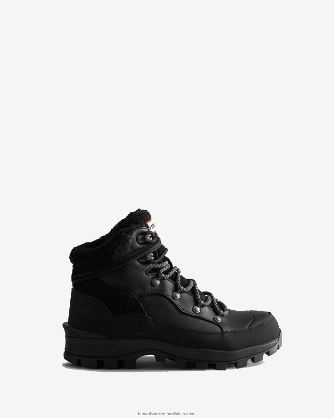 Women Hunter Explorer Insulated Lace-Up Leather Commando Boots Black 68TN2X298