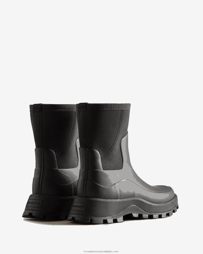 Women Hunter City Explorer Short Neoprene Boots Black 68TN2X1