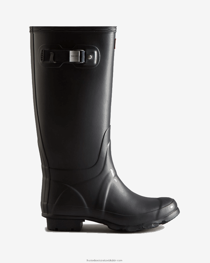 Women Hunter Huntress Wide Leg Rain Boots Navy 68TN2X303