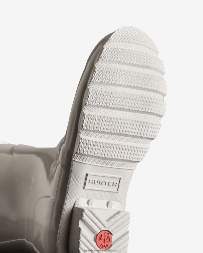 Women Hunter Original Short Gloss Rain Boots White 68TN2X210