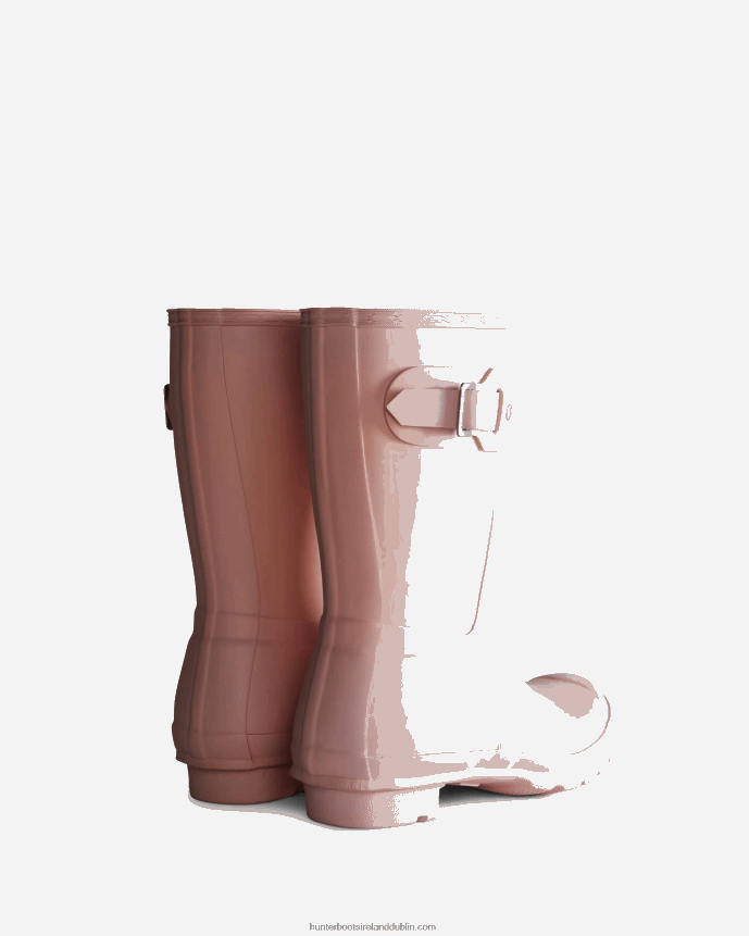 Women Hunter Original Short Rain Boots Faded Rose 68TN2X17
