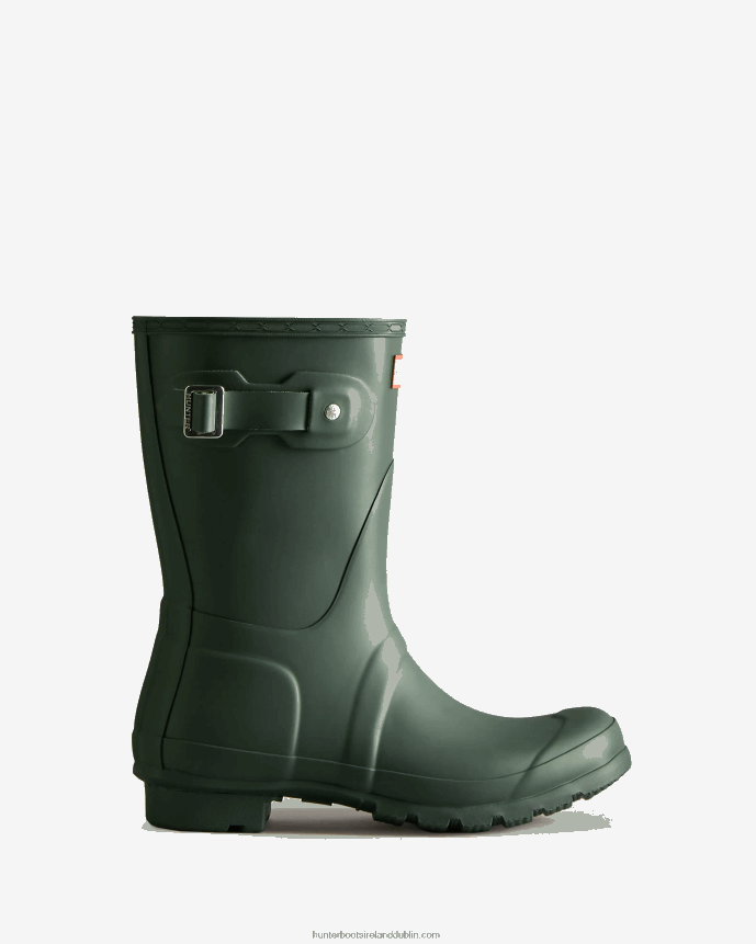 Women Hunter Original Short Rain Boots Green 68TN2X18