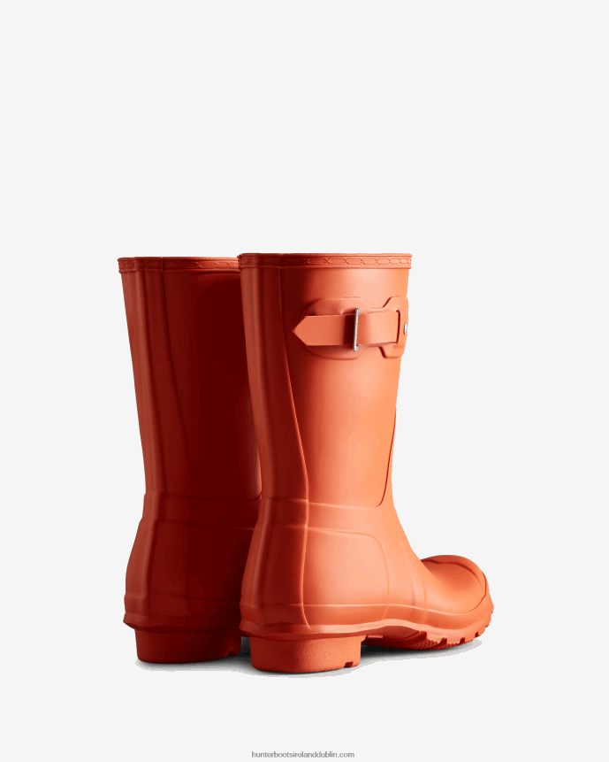 Women Hunter Original Short Rain Boots Rorbu Rust 68TN2X171