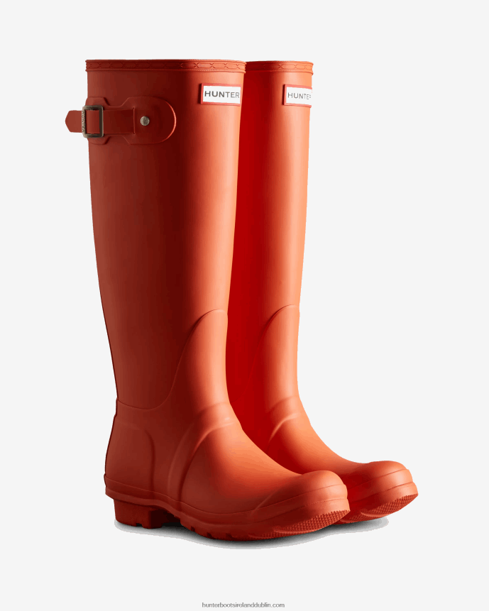 Women Hunter Original Tall Rain Boots Rorbu Rust 68TN2X186