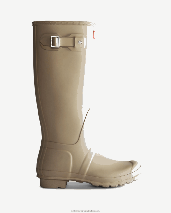 Women Hunter Original Tall Rain Boots Skimming Stone 68TN2X61