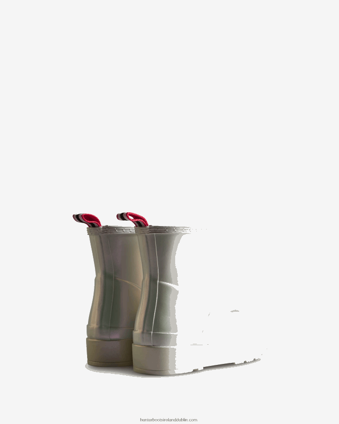 Women Hunter Play Short Nebula Rain Boots Silver 68TN2X31