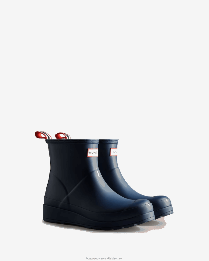 Women Hunter Play Short Rain Boots Kerhuelen Navy 68TN2X214