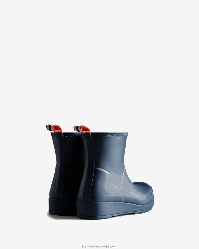 Women Hunter Play Short Rain Boots Kerhuelen Navy 68TN2X214