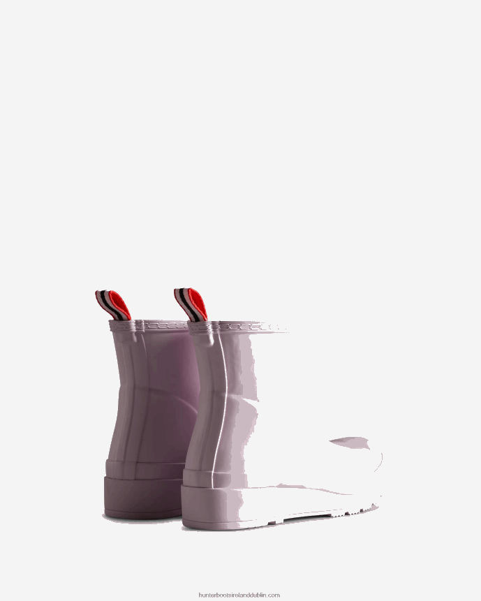 Women Hunter Play Short Rain Boots Tempered Mauve 68TN2X36