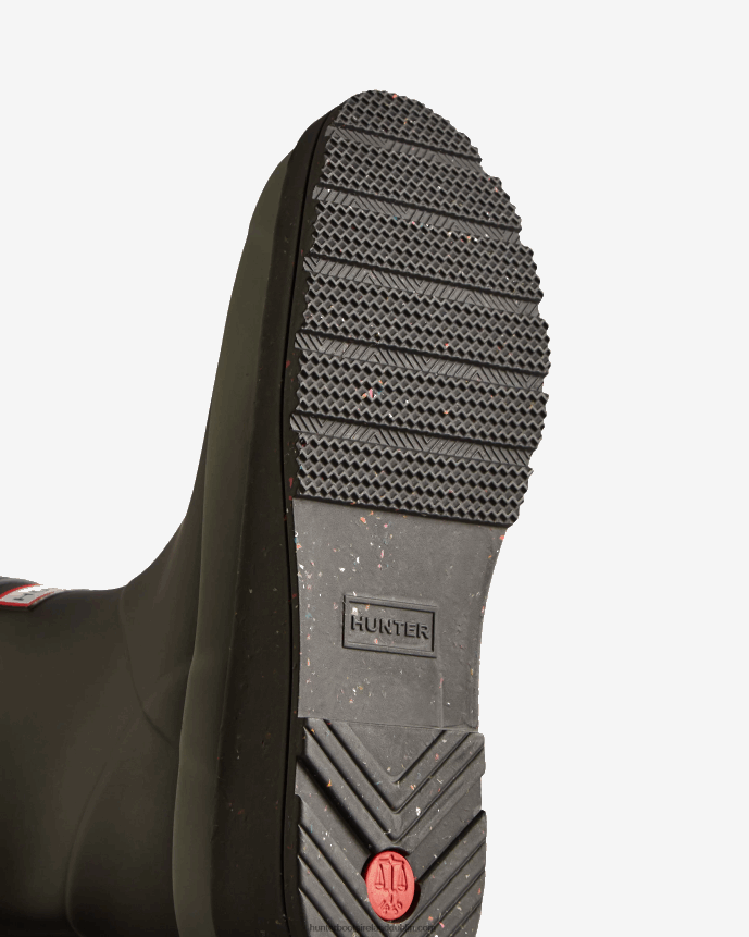 Women Hunter Play Short Speckle Rain Boots Black/Urban Grey 68TN2X312
