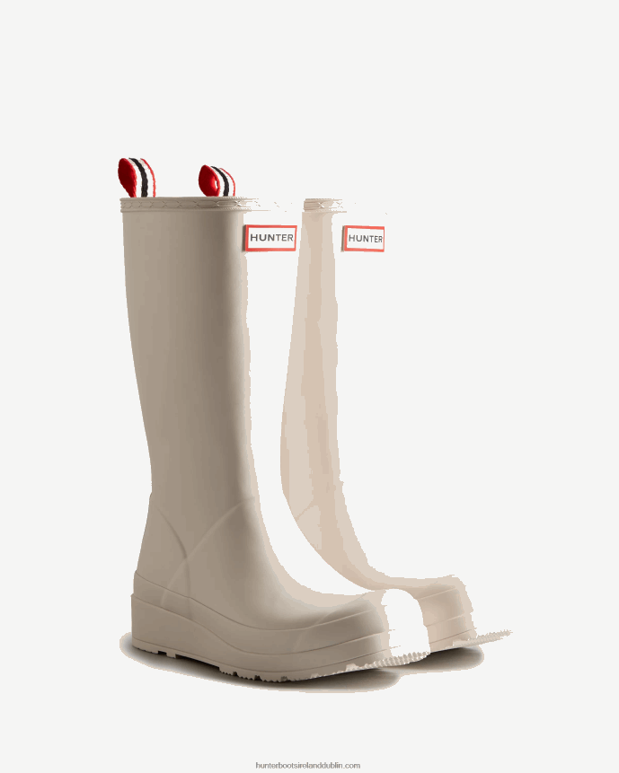 Women Hunter Play Tall Rain Boots Cast Pale Grey 68TN2X227
