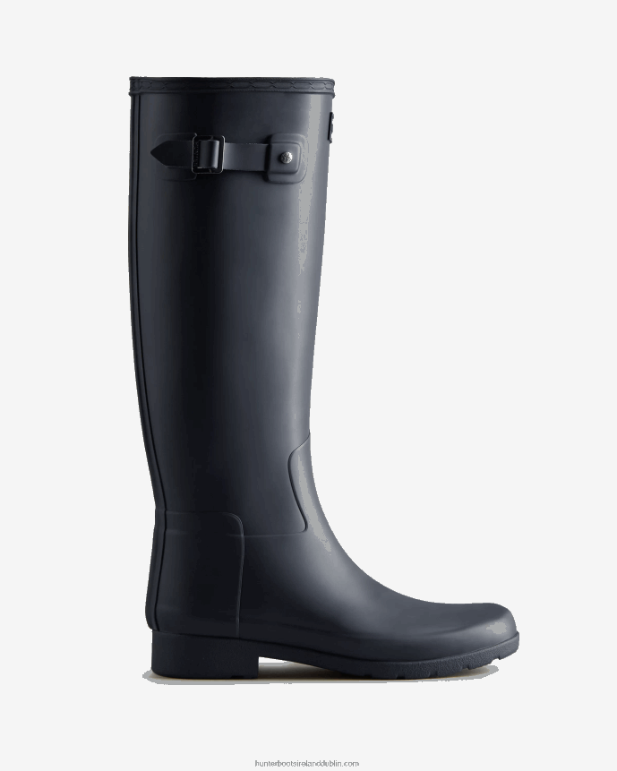 Women Hunter Refined Slim Fit Tall Rain Boots Navy 68TN2X93