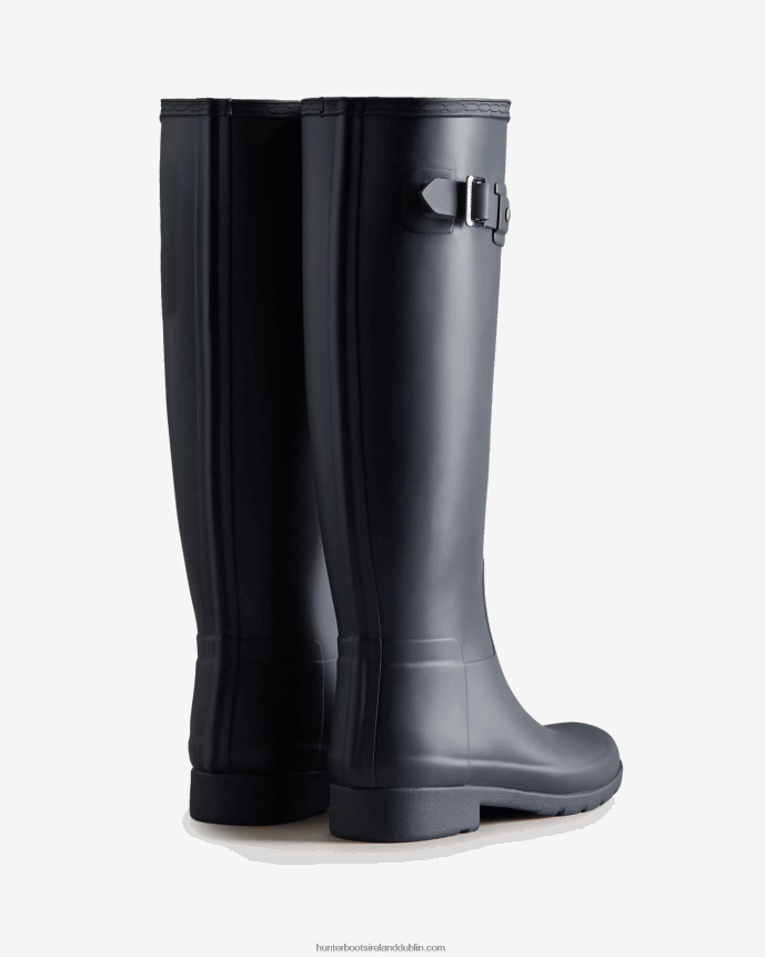 Women Hunter Refined Slim Fit Tall Rain Boots Navy 68TN2X93