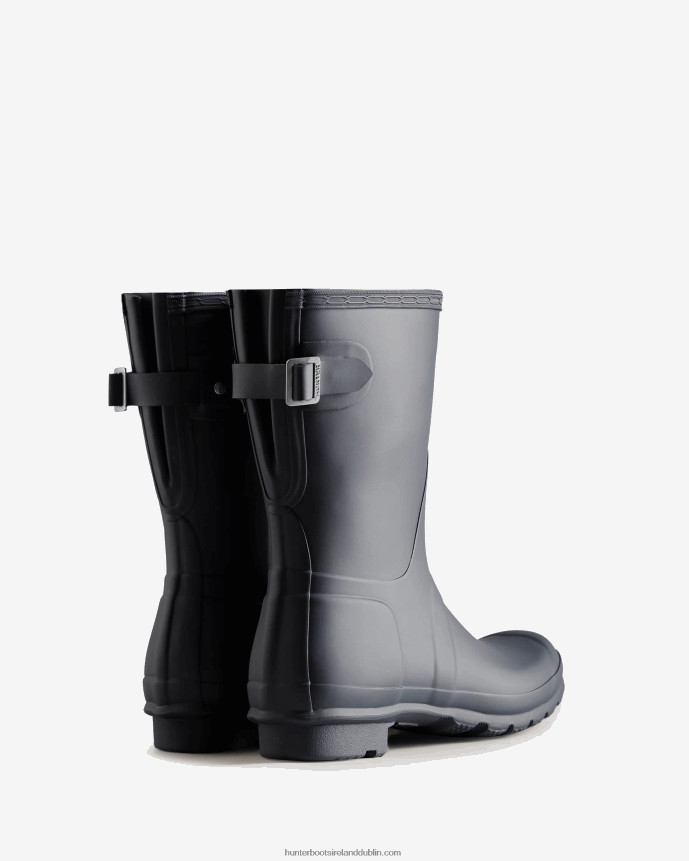 Women Hunter Short Back Adjustable Rain Boots Navy 68TN2X24