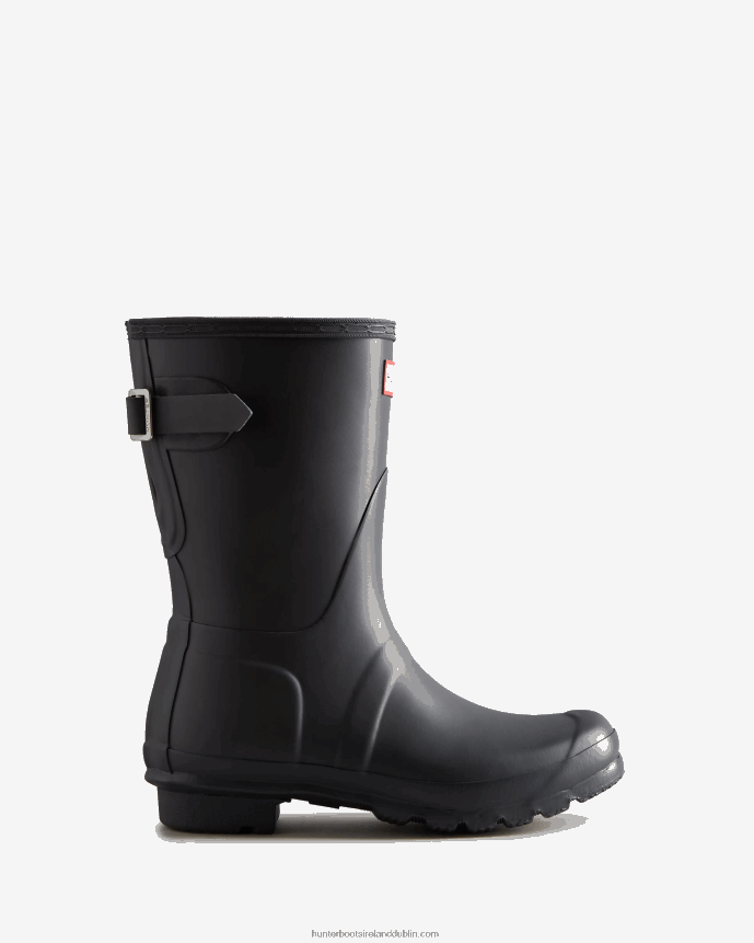 Women Hunter Short Back Adjustable Rain Boots Slate Grey 68TN2X124
