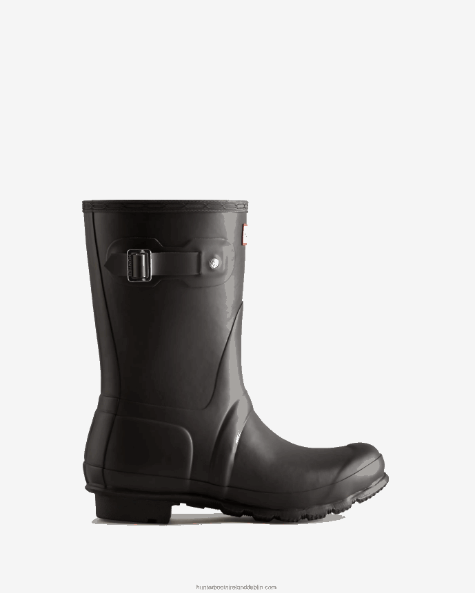 Women Hunter Short Insulated Rain Boots Black 68TN2X38