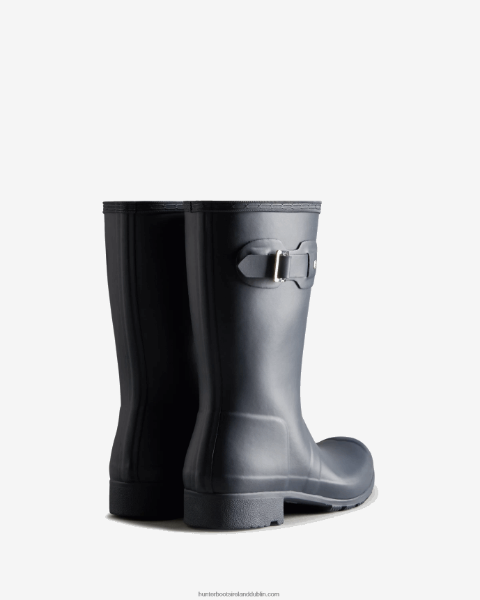 Women Hunter Tour Foldable Short Rain Boots Navy 68TN2X161