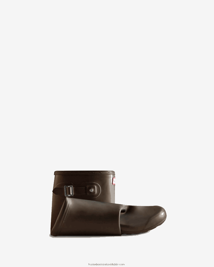 Women Hunter Tour Foldable Tall Rain Boots Bitter Chocolate 68TN2X194