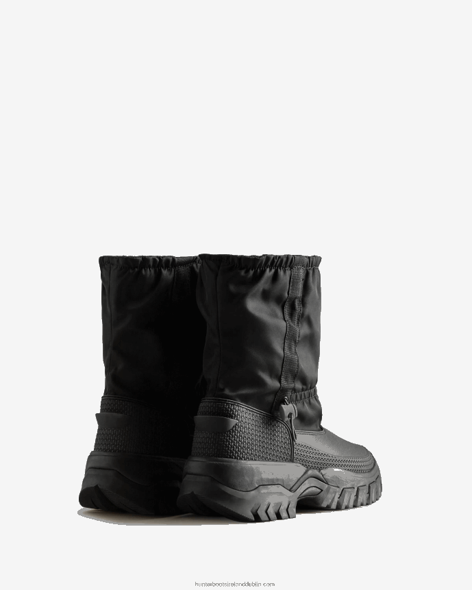 Women Hunter Wanderer Insulated Short Slouch Snow Boots Black 68TN2X150