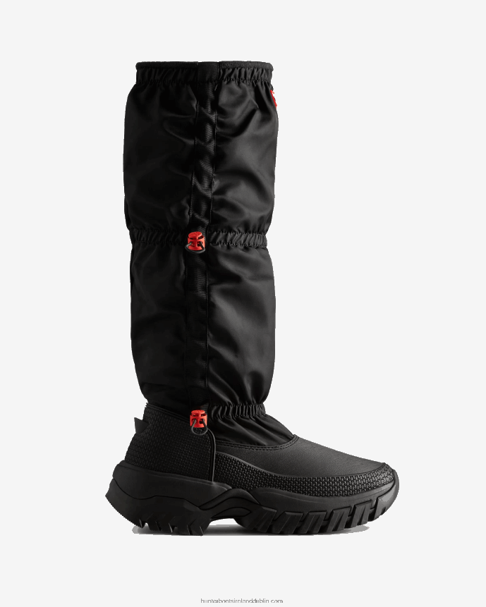 Women Hunter Wanderer Insulated Tall Slouch Snow Boots Black 68TN2X256