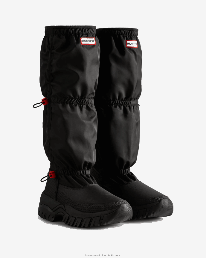 Women Hunter Wanderer Insulated Tall Slouch Snow Boots Black 68TN2X256