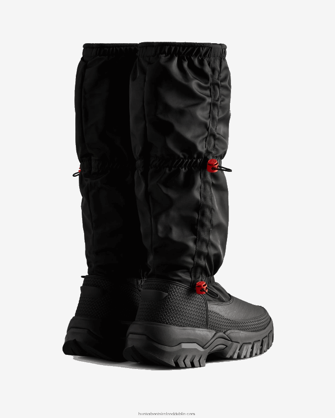 Women Hunter Wanderer Insulated Tall Slouch Snow Boots Black 68TN2X256
