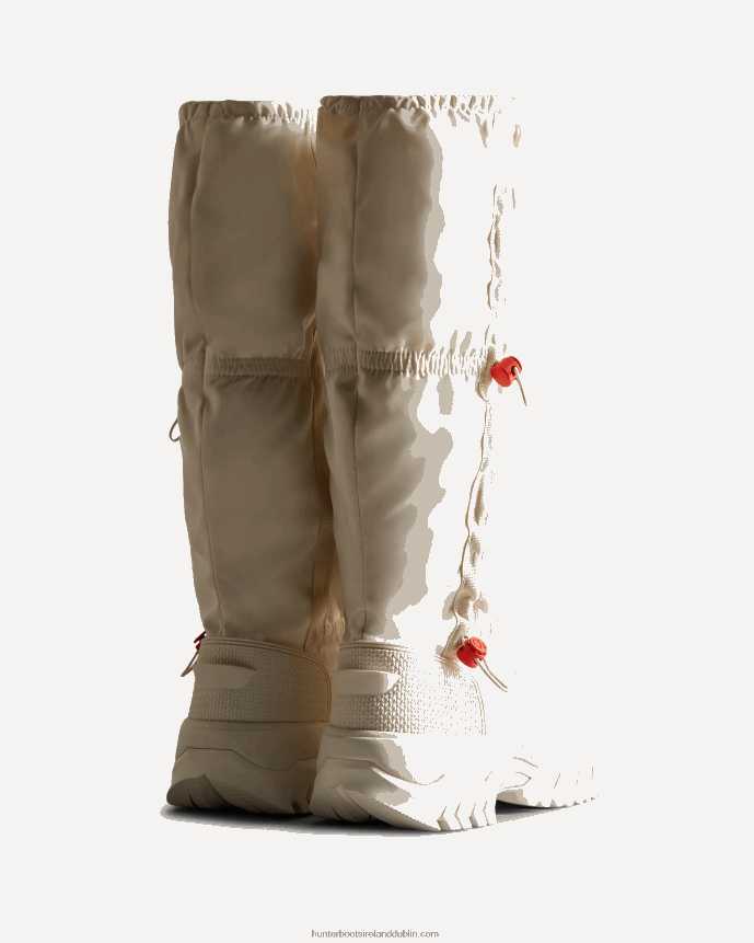 Women Hunter Wanderer Insulated Tall Slouch Snow Boots White Willow 68TN2X207