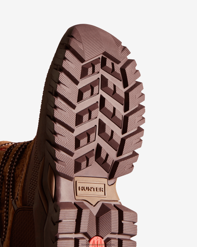 Women Hunter Wanderer Vegan Shearling Insulated Short Snow Boots Mawson Creek/Muted Berry 68TN2X304