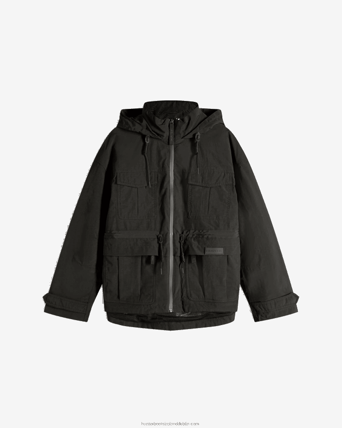 Women Hunter Explorer Recycled Nylon Jacket Black 68TN2X354