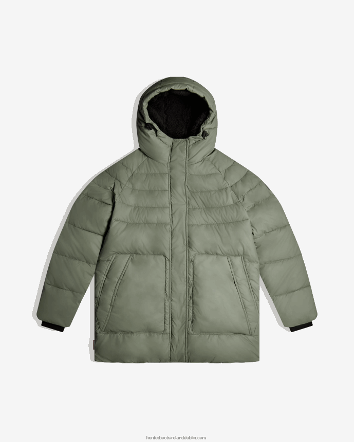 Women Hunter Intrepid Insulated Mid Puffer Jacket Urban Grey 68TN2X371