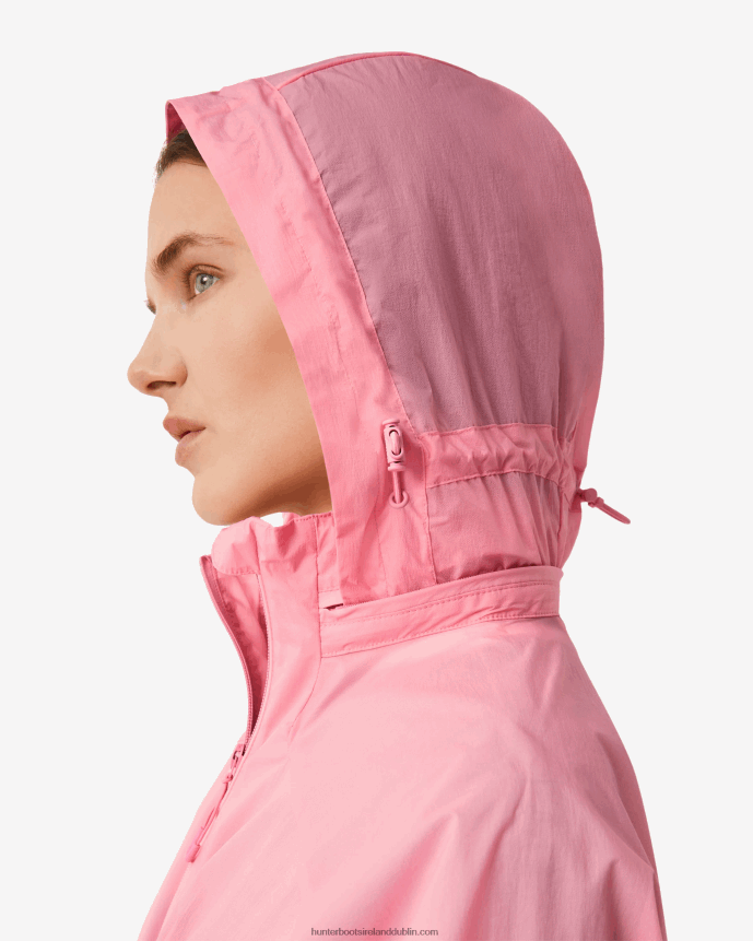 Women Hunter Travel Recycled Nylon Shell Jacket Pink Fizz 68TN2X343