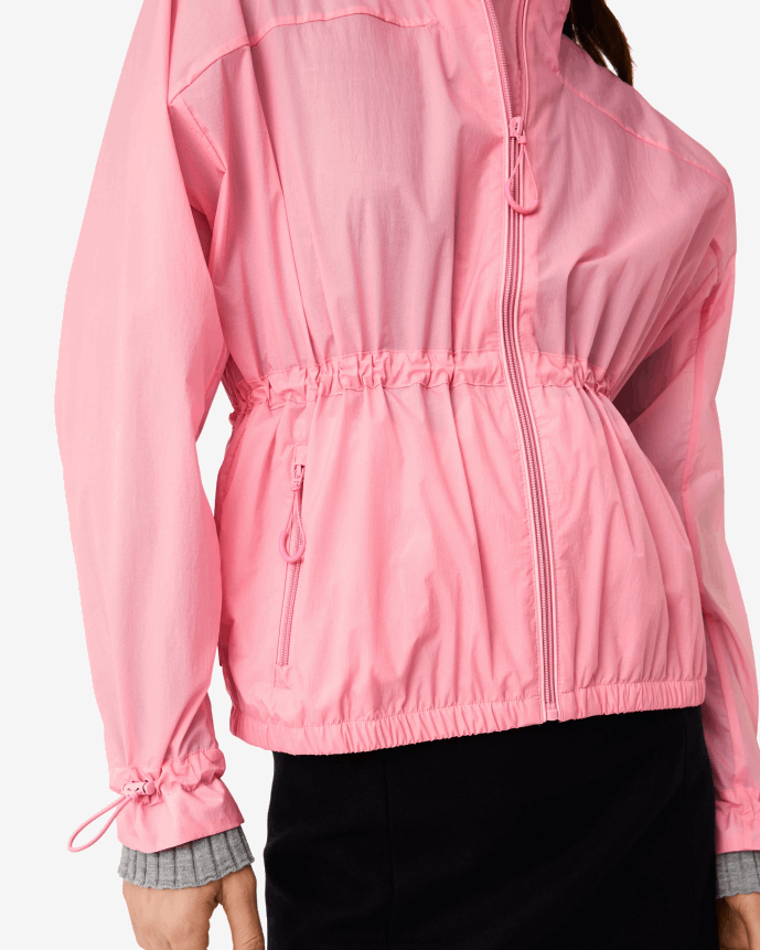 Women Hunter Travel Recycled Nylon Shell Jacket Pink Fizz 68TN2X343