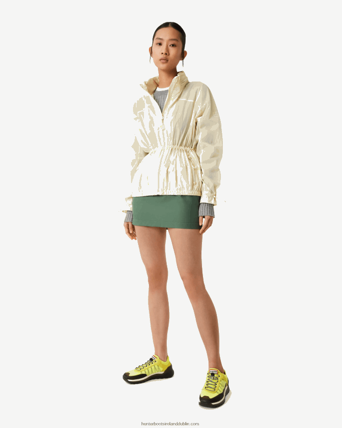 Women Hunter Travel Recycled Nylon Shell Jacket Shaded White 68TN2X344
