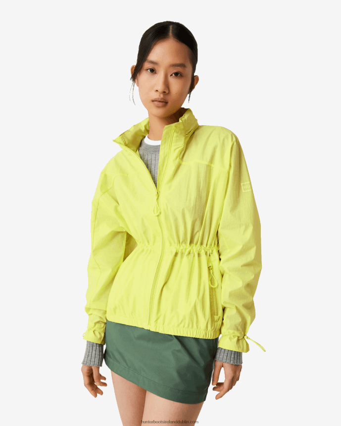 Women Hunter Travel Recycled Nylon Shell Jacket Zesty Yellow 68TN2X345