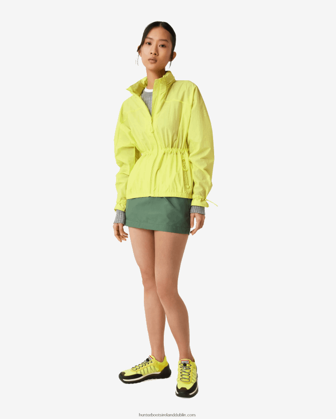 Women Hunter Travel Recycled Nylon Shell Jacket Zesty Yellow 68TN2X345