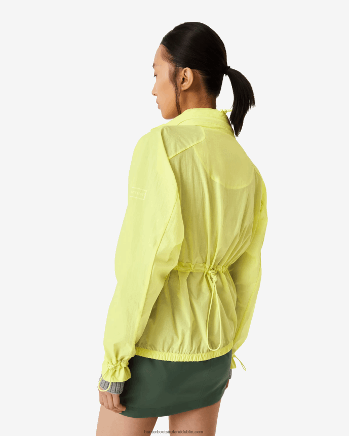 Women Hunter Travel Recycled Nylon Shell Jacket Zesty Yellow 68TN2X345