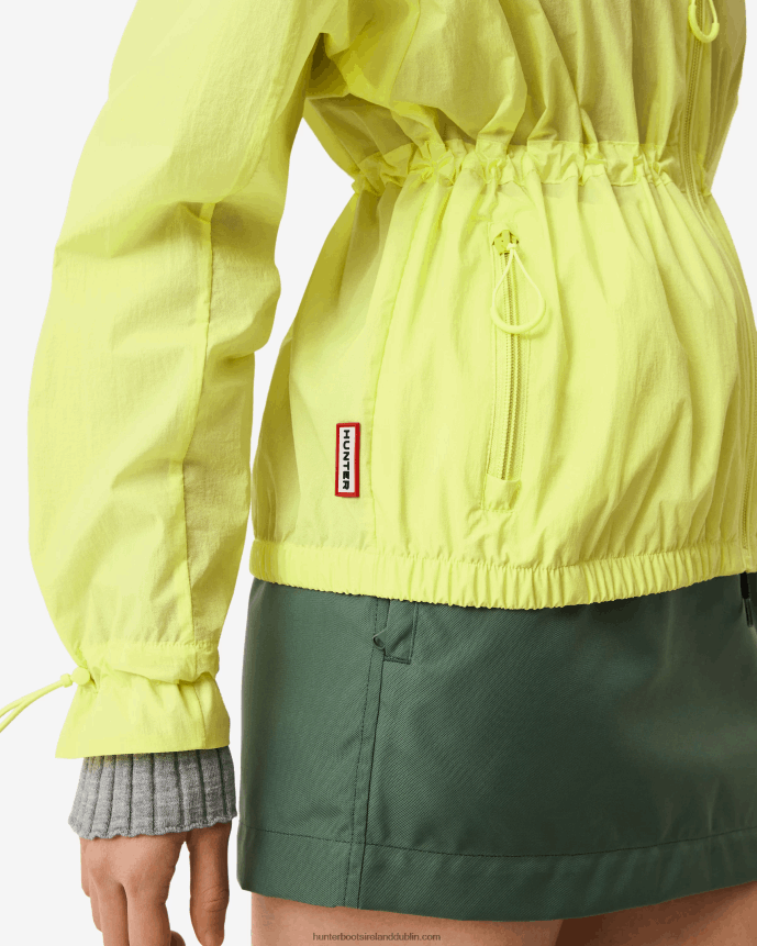 Women Hunter Travel Recycled Nylon Shell Jacket Zesty Yellow 68TN2X345