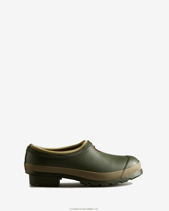 Women Hunter Gardener Clogs Dark Olive/Clay 68TN2X145