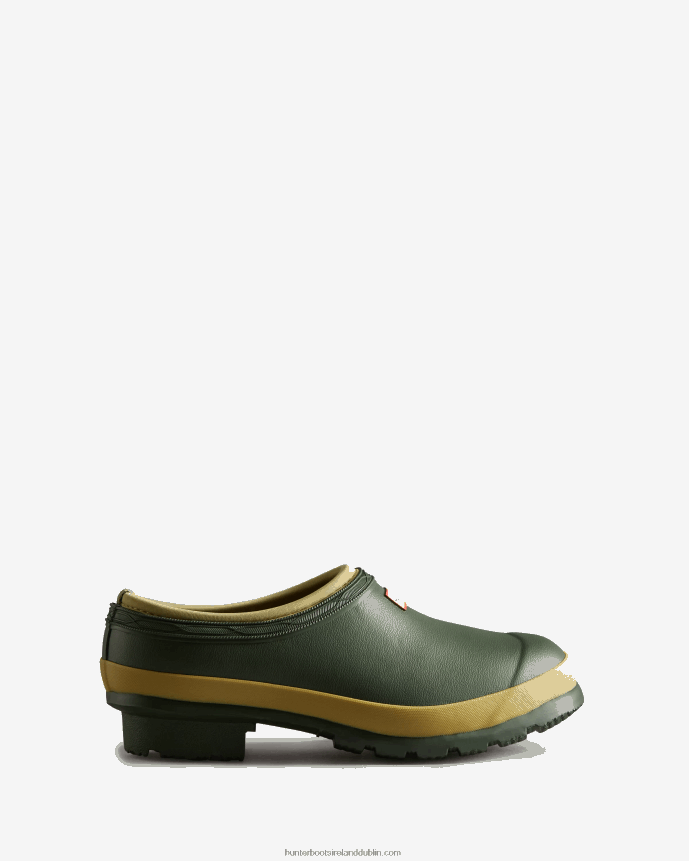 Women Hunter Gardener Clogs Vintage Green 68TN2X113